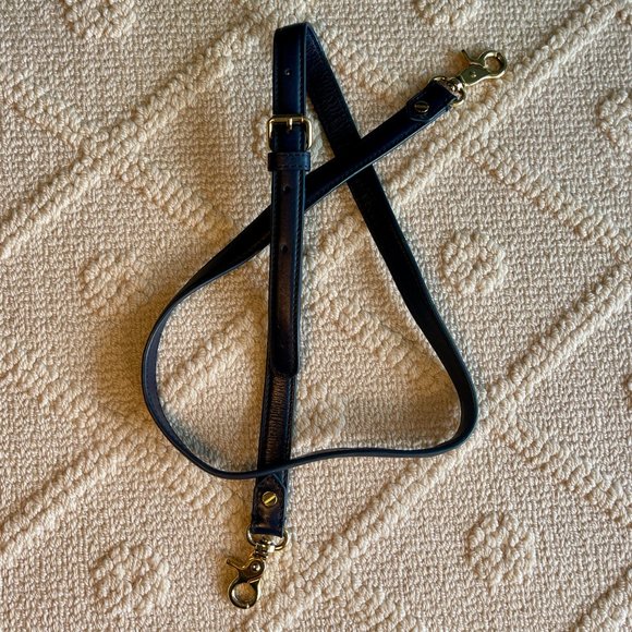 Tory Burch Medium Navy Satchel - Picture 5 of 15